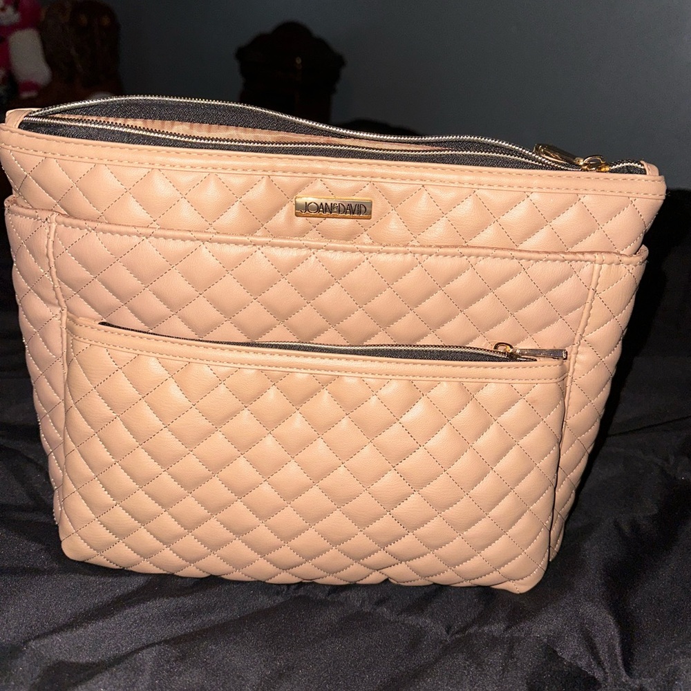 Joan and David makeup bag